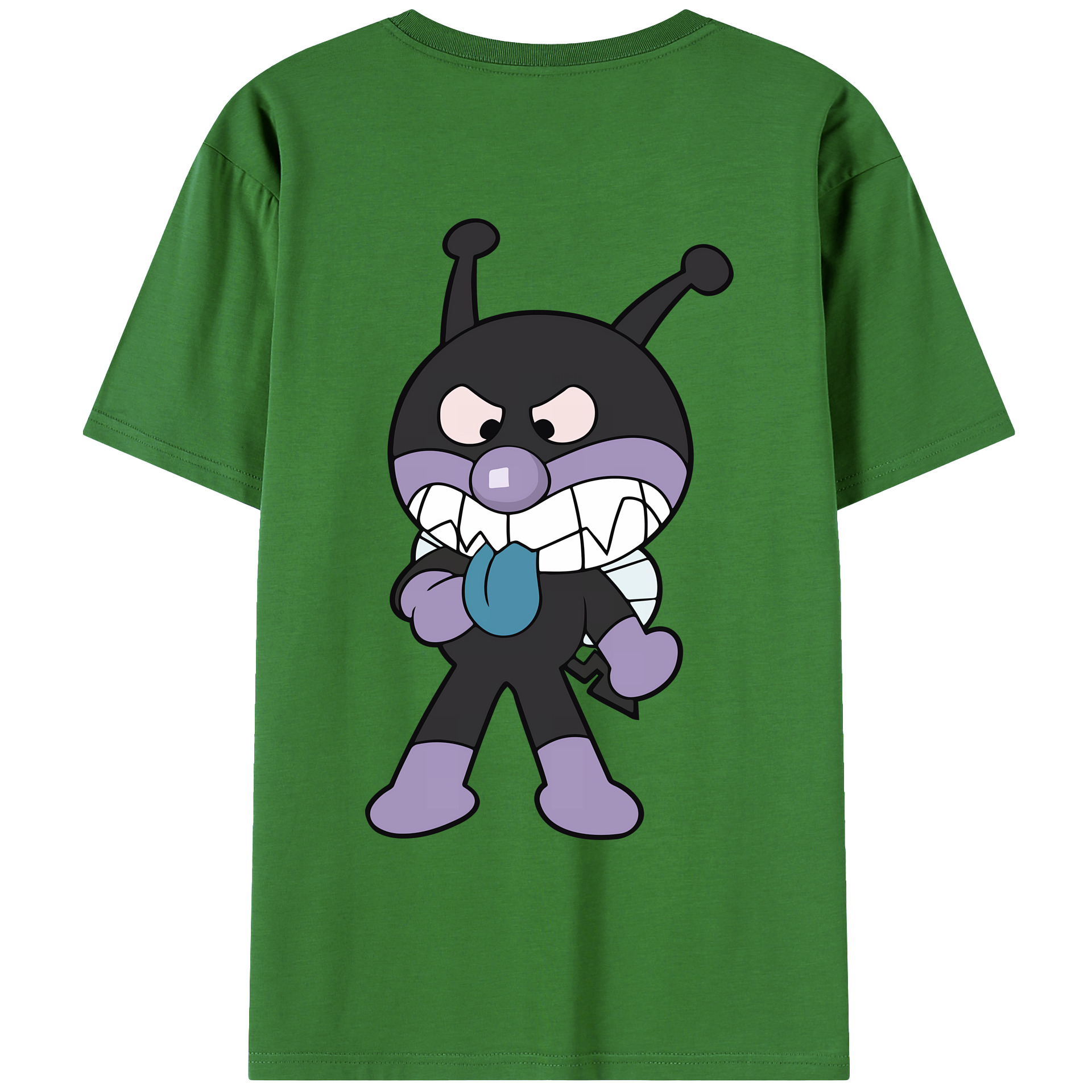 （画像用） アンパンマン Anpanman レディース半袖Tシャツ(バックプリント)